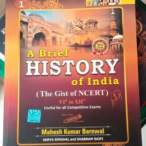 2024 A Brief History Of India Book By Mahesh Kumar Barnwal