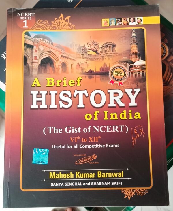 2024 A Brief History Of India Book By Mahesh Kumar Barnwal