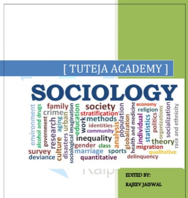 2026 Sociology Book By Tuteja Academy