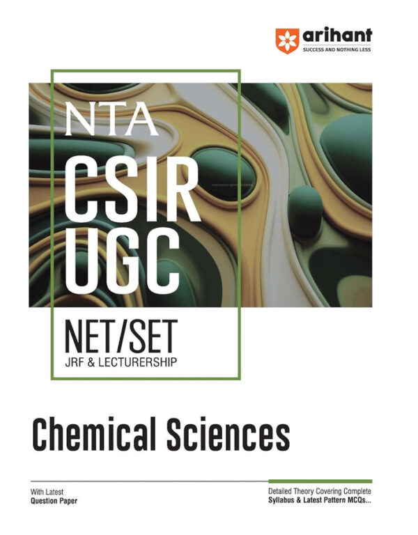 2025 CSIR UGC NET/SET Chemical Science Book By Arihant Publication