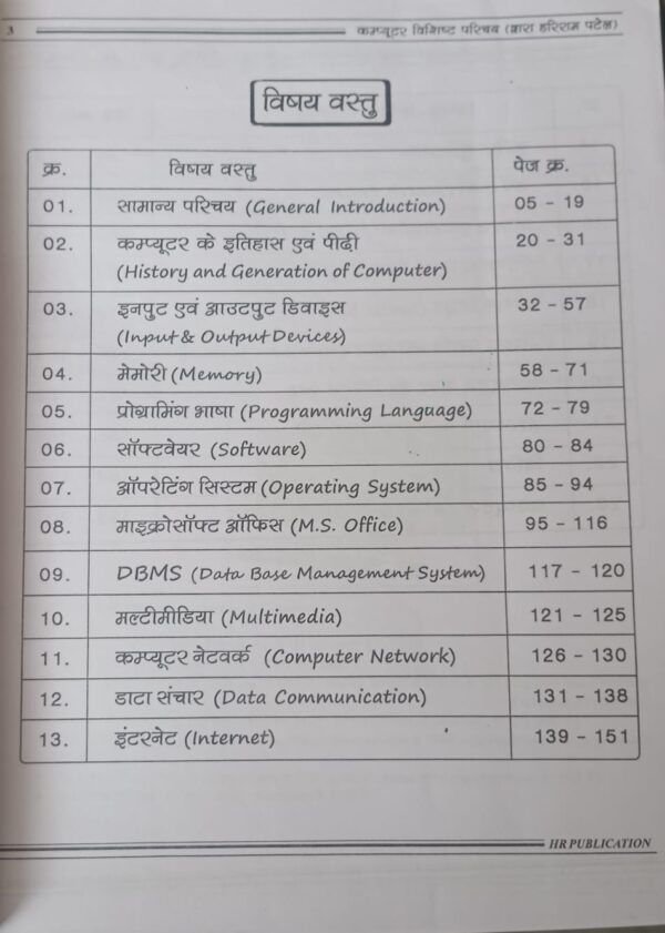 Hariram Patel Computer HR 12th Edition 2024 