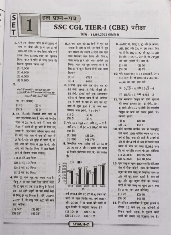 2024 SSC CGL & CPO Mathematics By Kiran Publication